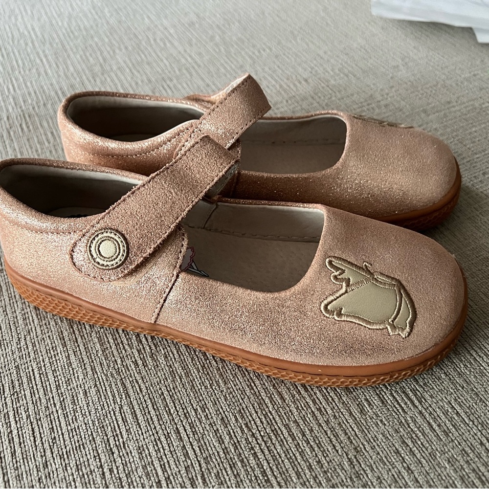 Livie & Luca SKIPPERS Mary Jane Cameo Brown 2Y